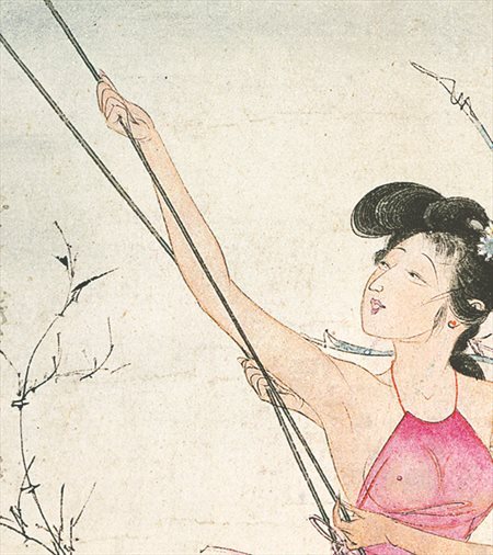 渝中区-胡也佛的仕女画和最知名的金瓶梅秘戏图